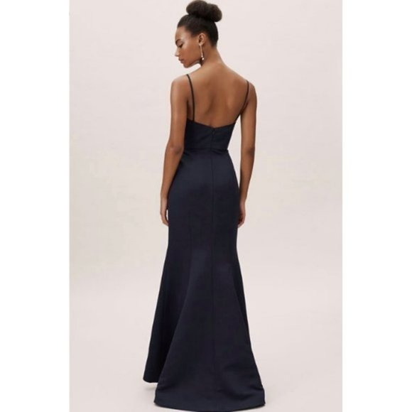 Amsale Moe Dress - Navy BHLDN - Picture 2 of 9